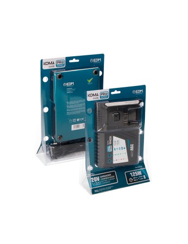 Cargador rapido de bateria 20 v 125 w