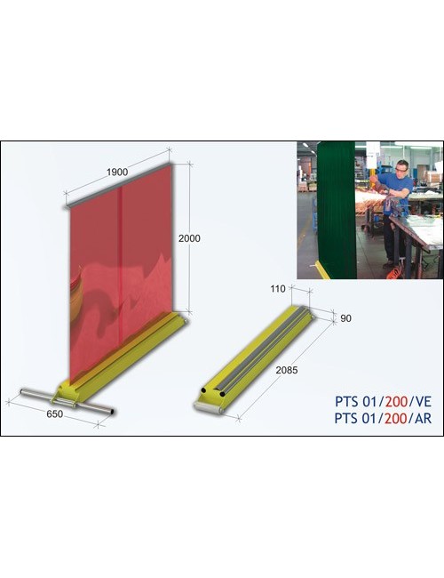 PANEL PROTECTOR DE SOLDADURA COLOR NARANJA