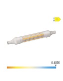 Bombilla lineal led 118mm r7s 9w 1280lm 6400k luz fria ø1,6x11,8cm edm