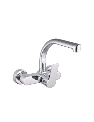 Grifo monomando de cocina caño bajo empotrado serie altea