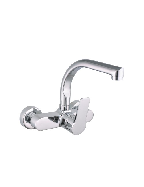 Grifo monomando de cocina caño bajo empotrado serie altea