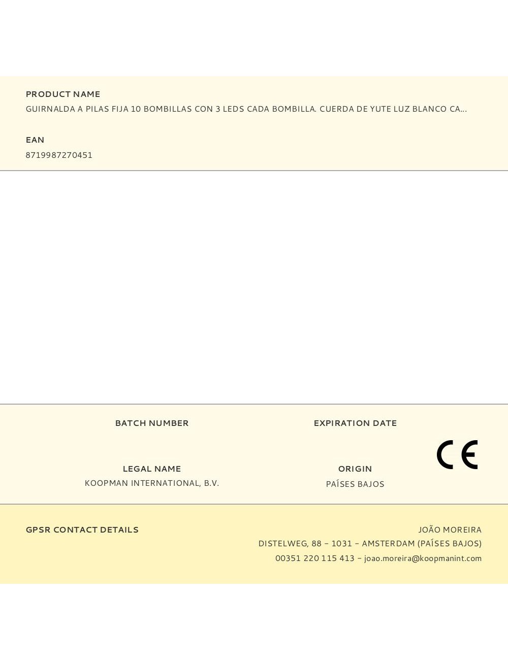 Guirnalda a pilas fija 10 bombillas con 3 leds cada bombilla. cuerda de yute luz blanco calido 3,15 m