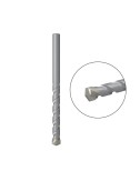 Broca para piedra d-s hm ø5,00 x 44 / 85 mm