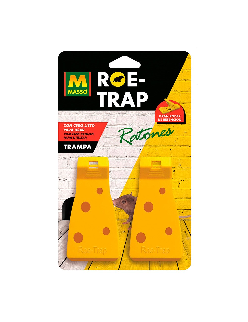 Trampa con cebo roe-trap, 2 uds