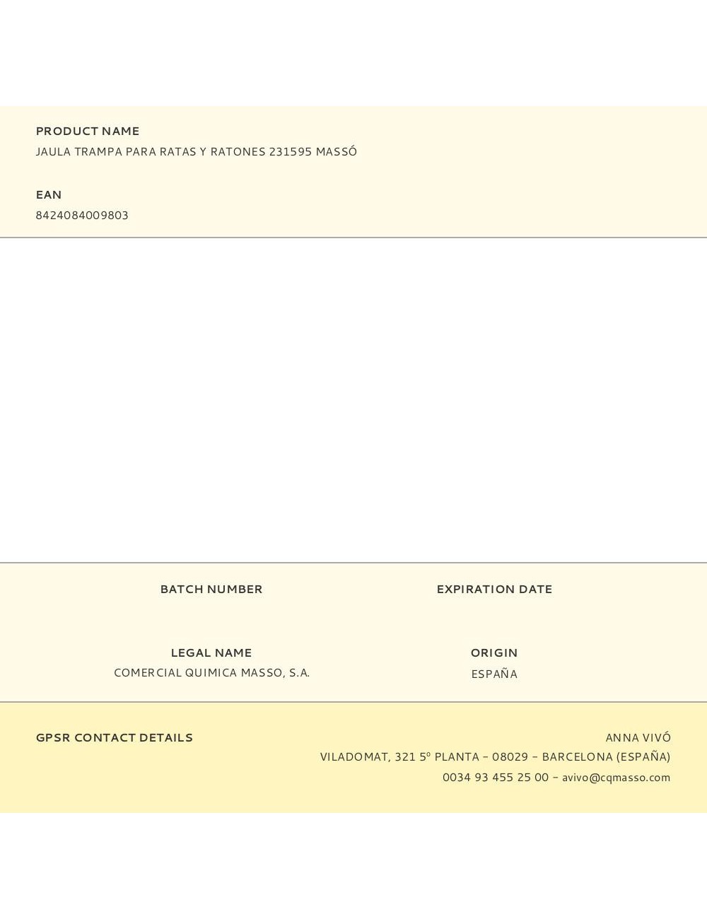 Jaula trampa para ratas y ratones 231595 massó