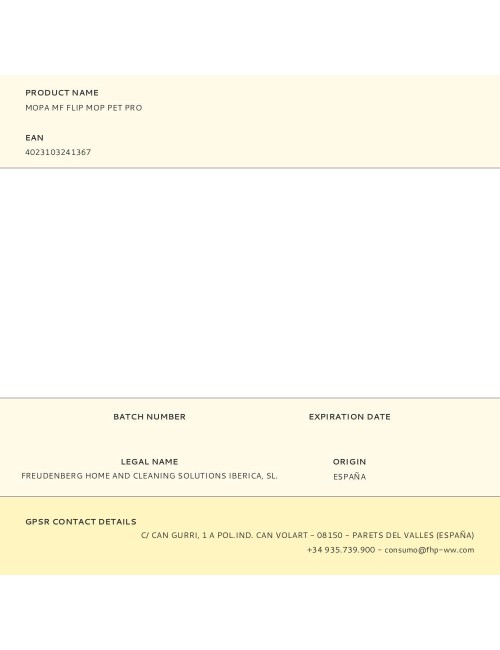 Mopa mf flip mop pet pro