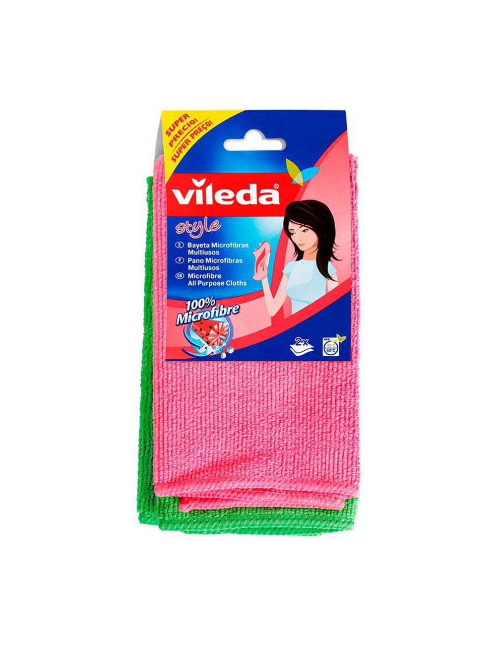 Bayeta microfibra style 2 uds