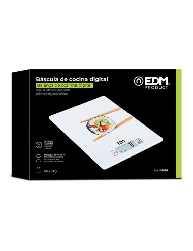 Báscula electronica de cocina, máximo 5 kg mod 1