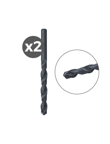 Broca para metal hss-r din 338, 2 uds, ø3,00 x 33/61 mm