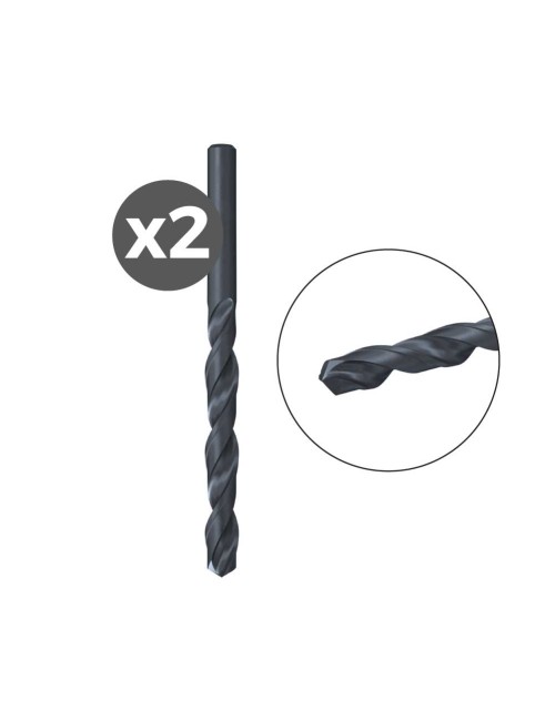 Broca para metal hss-r din 338, 2 uds, ø3,00 x 33/61 mm