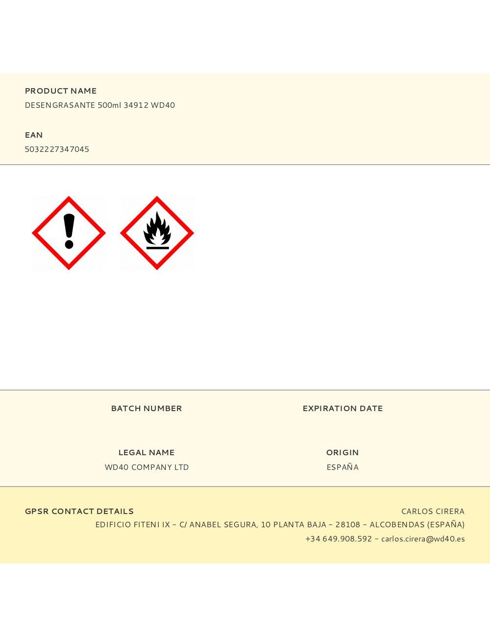 Desengrasante specialist 500 ml