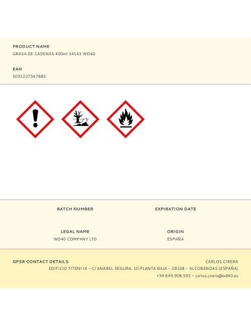Grasa de cadenas specialist 400 ml