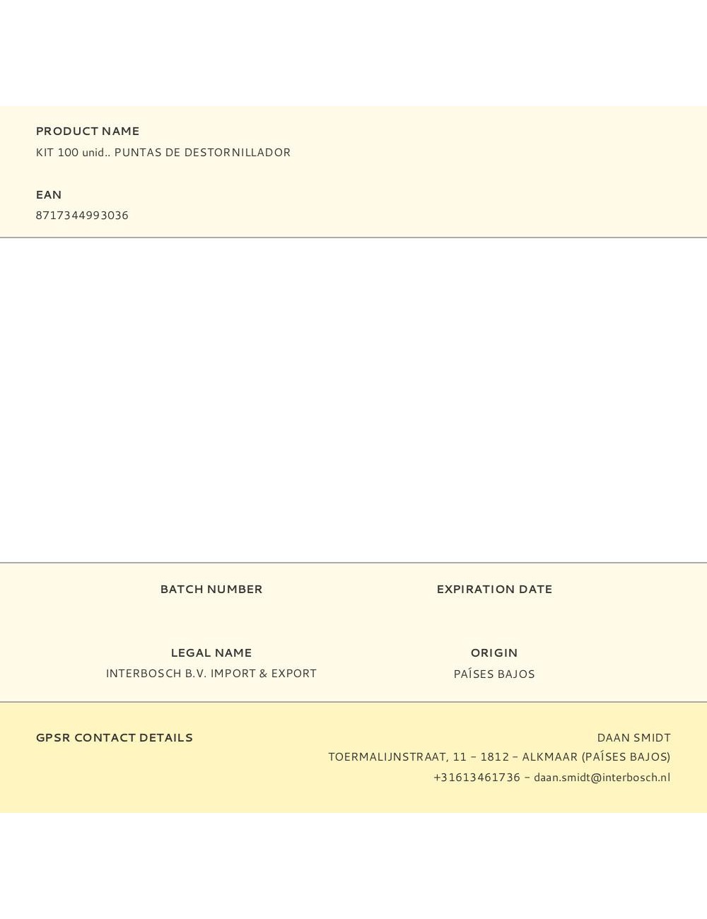 Kit 100 unid.. puntas de destornillador