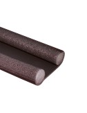 Burlete doble cara para bajo puerta marrón 25 mm x 95 cm