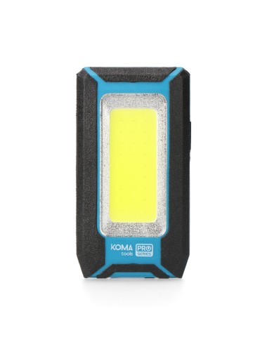 Linterna led cob 10w 500lm profesional. recargable con usb. con gancho + iman funcion power bank. incluye cable de carga