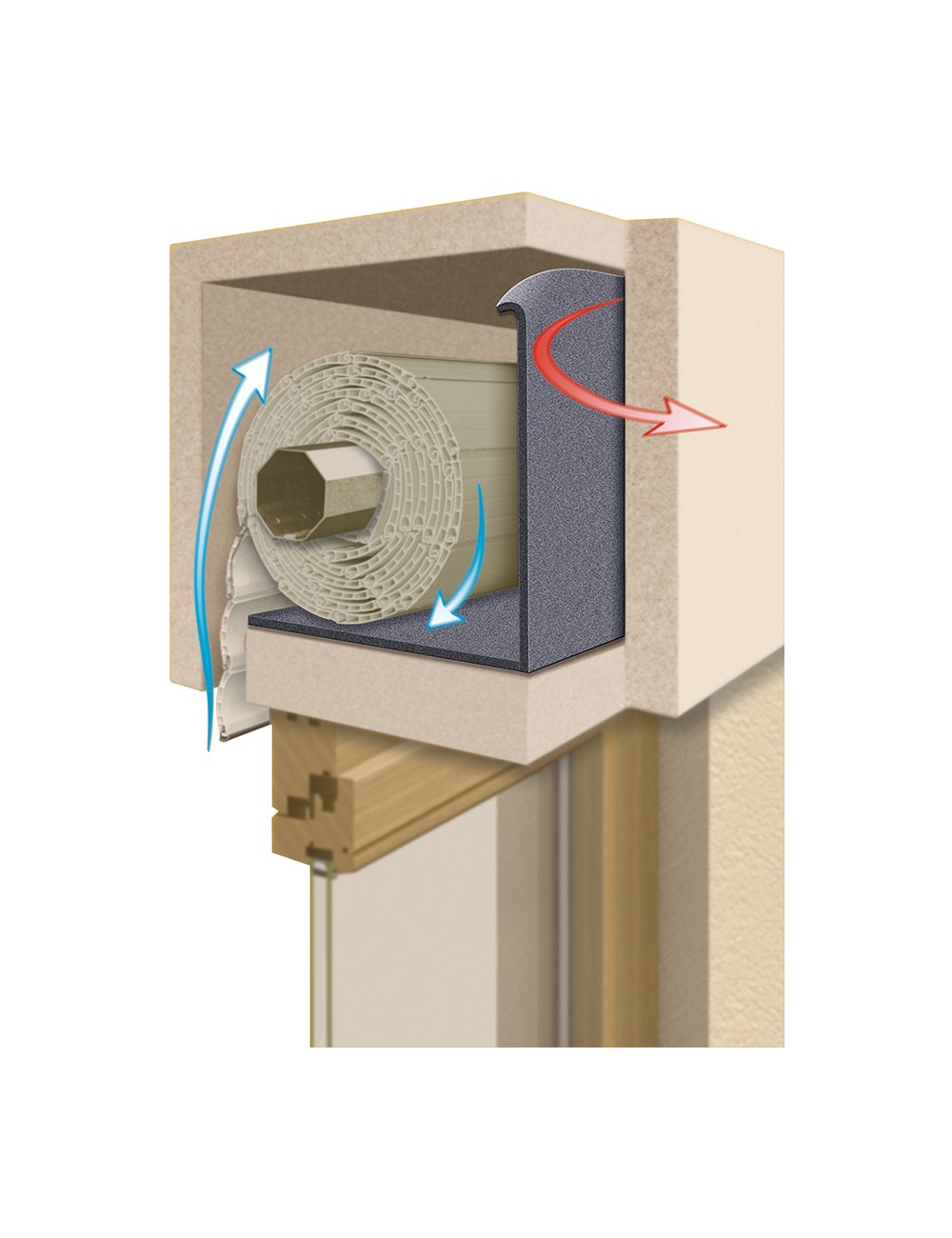 Rollo aislante cajon persiana 2 x 37,5 x 150 cm, 2 unidades