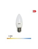 Bombilla vela led e27 5 w 400 lm 3200 k luz calida ø3,5 x 10 cm