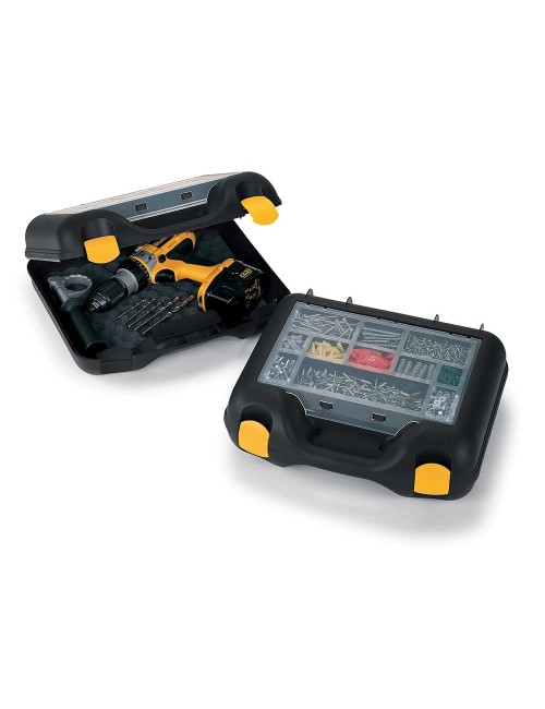 Maletin porta taladro 11 compartimentos 38,7 x 34 x 13 cm