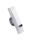 Recogedor 1003 con placa plastico blanco grande