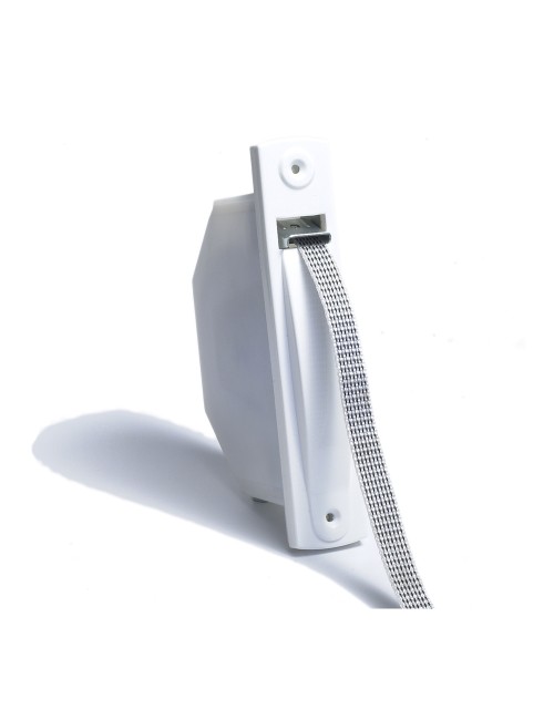 Recogedor empotrable minipack para persiana con cinta 18 mm blanco