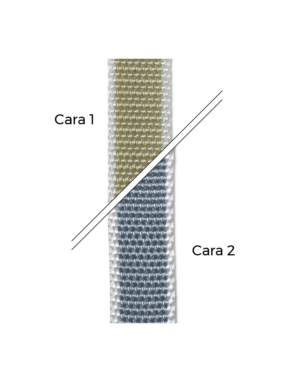 Cinta persiana 08 gris / beige 22 mm x 6 m