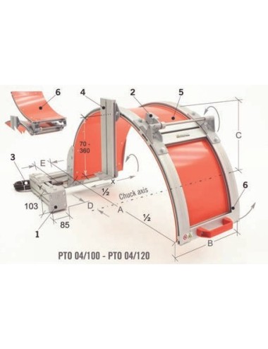 PROTECCION DE TORNO PTO 04/100