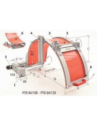 PROTECCION DE TORNO PTO 04/120