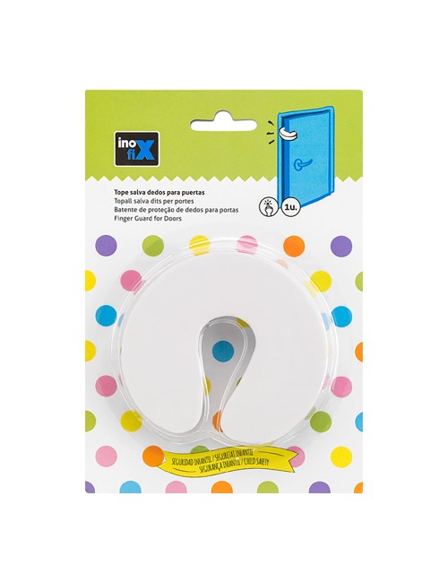 Tope salva dedos para puertas blanco 5200-2-001 (blister) inofix