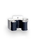 Colgador escobas adhesivo blanco 2055-2-000 (blister 2 unid.) inofix