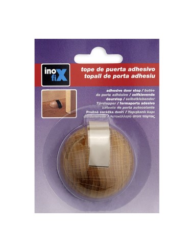 Tope adhesivo semiesferico roble (blister) inofix