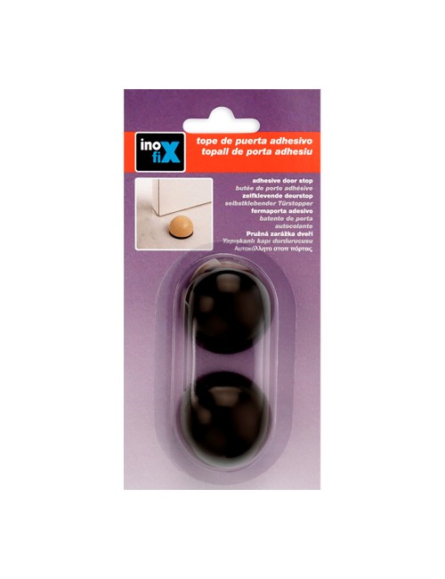 Tope adhesivo flexible marron (blister 2 unid.) inofix