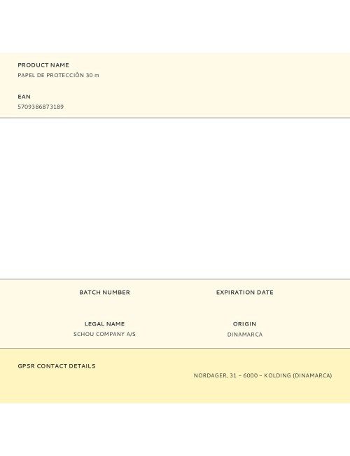 Papel de protección 30 m