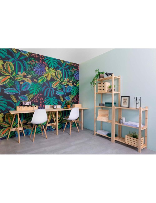 Estanteria pino serie natura sin barniz 100% pefc cert 171 x 65 x 30 cm