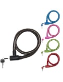 Candado de cable ø18mm 65cm colores surtidos