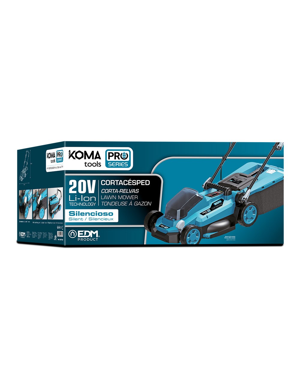 Cortacésped 20v (sin batería ni cargador) 97 x 93 cm