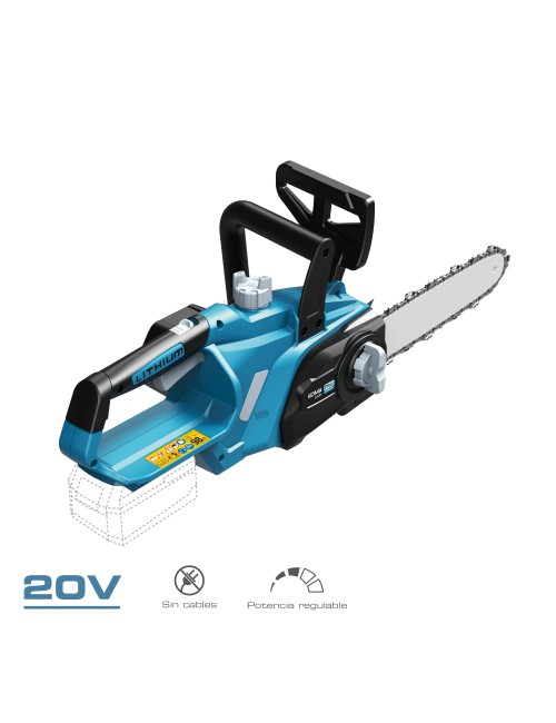 Motosierra 20 v (sin batería ni cargador) 63 x 23,2 cm