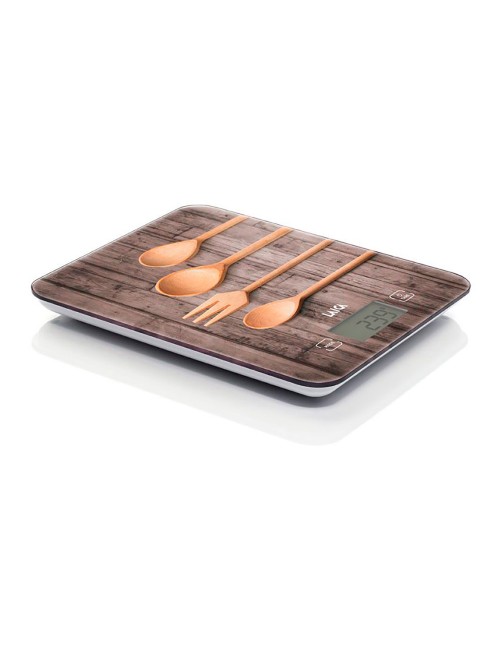 Báscula electronica de cocina, máximo 10 kg. diseño cucharas