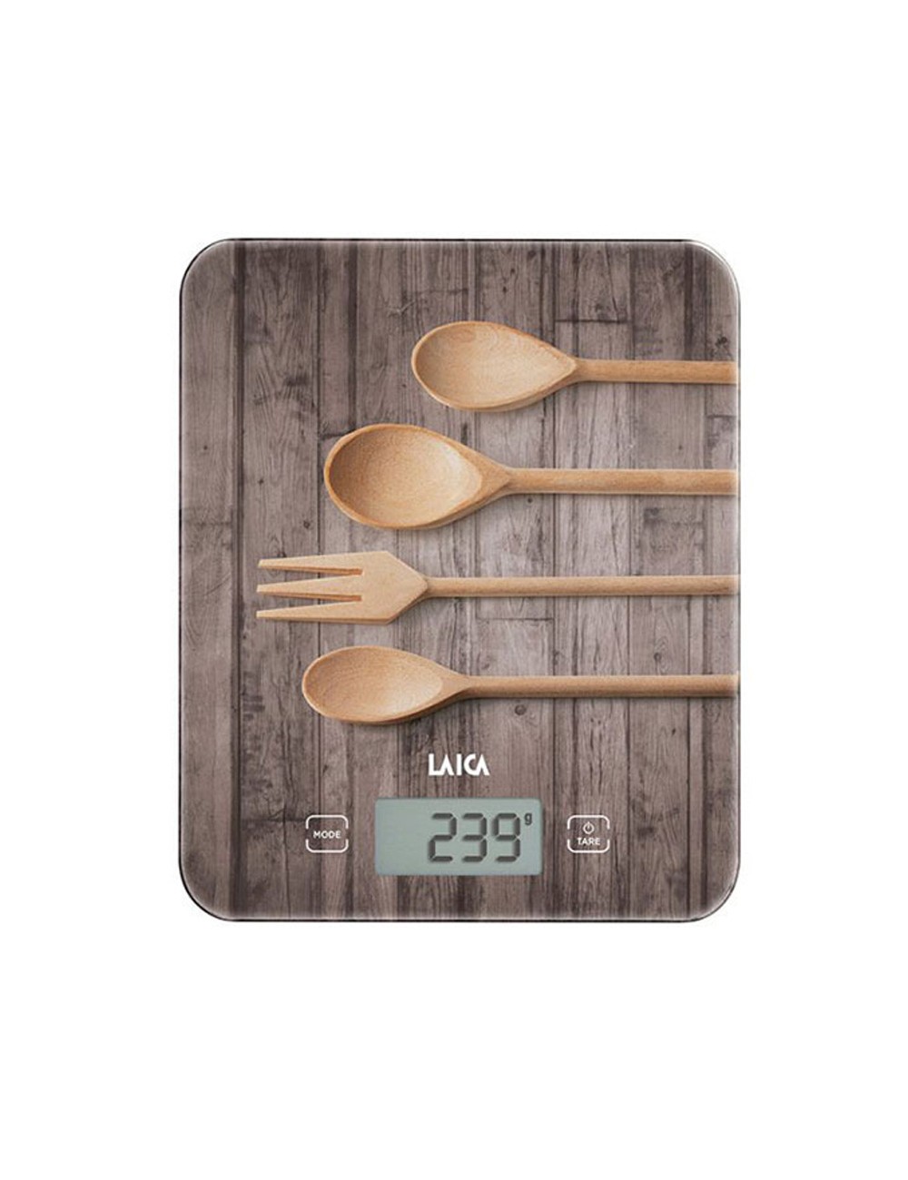 Báscula electronica de cocina, máximo 10 kg. diseño cucharas