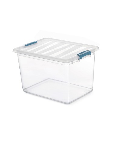 Caja katla transparente 20 l con asas ergonomicas 39 x 29 x 25,5 cm