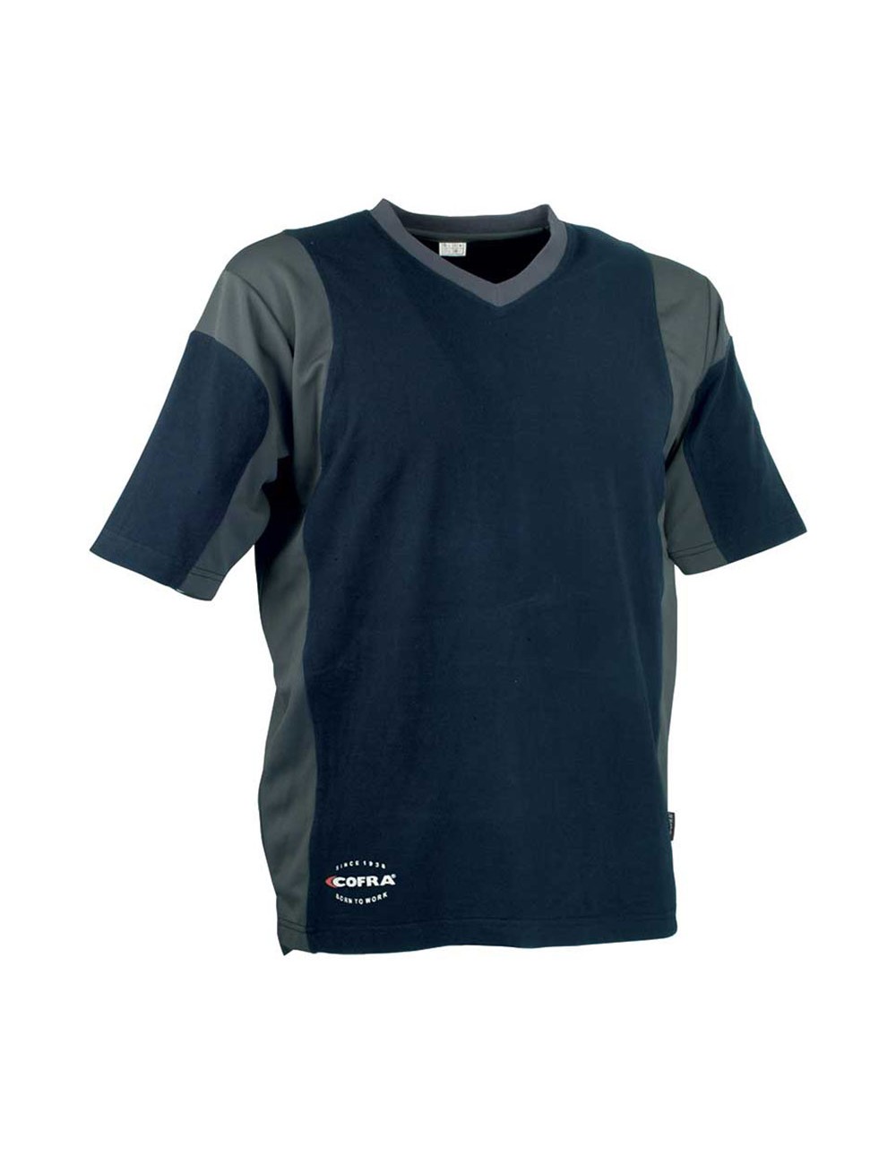 Camiseta java azul marino/gris oscuro talla s