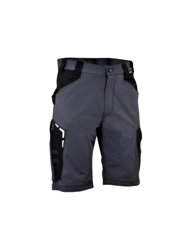 Bermuda bortan gris oscuro negro talla 44