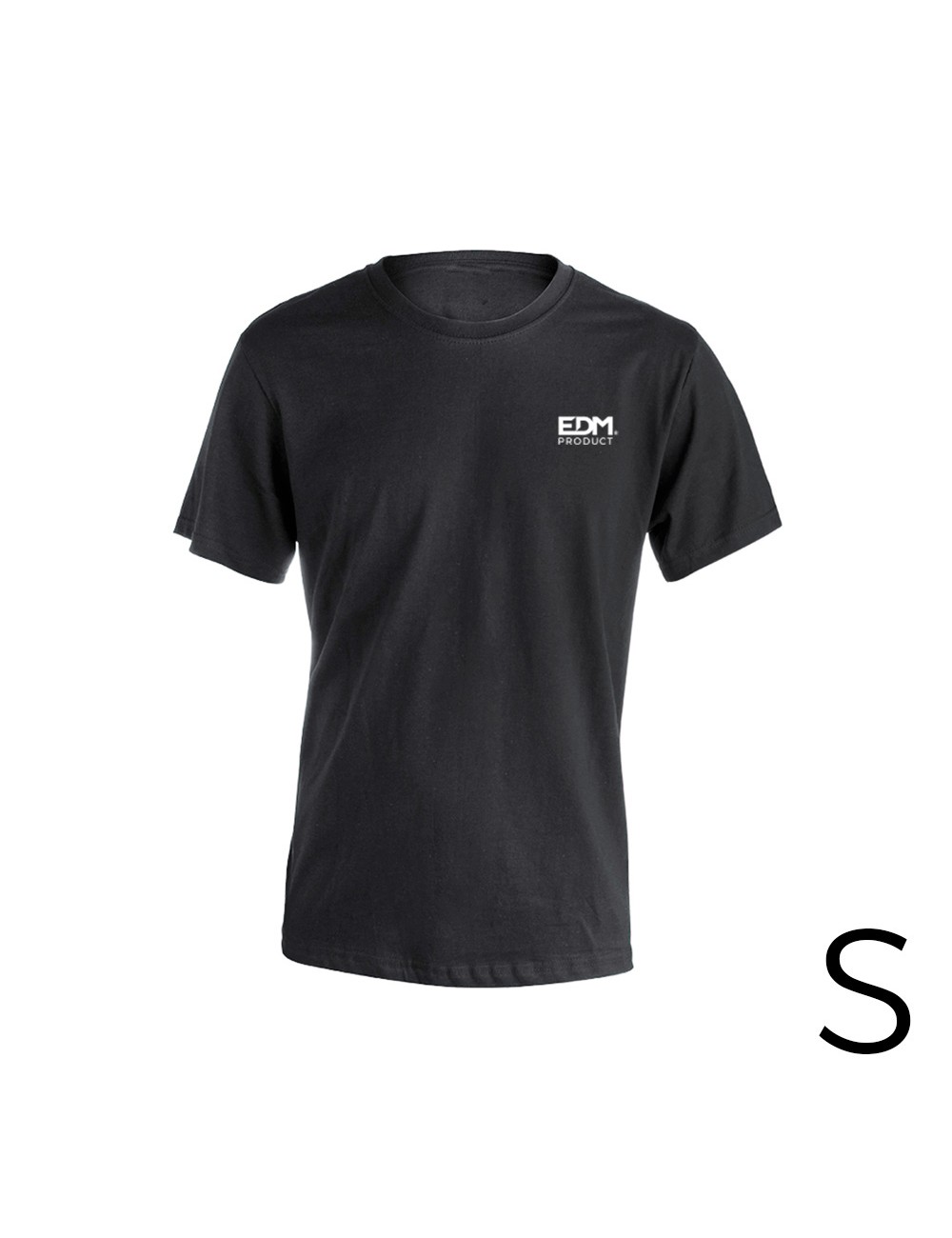 Camiseta negra talla-s manga corta bordado