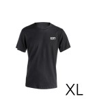 Camiseta negra talla-xl manga corta bordado