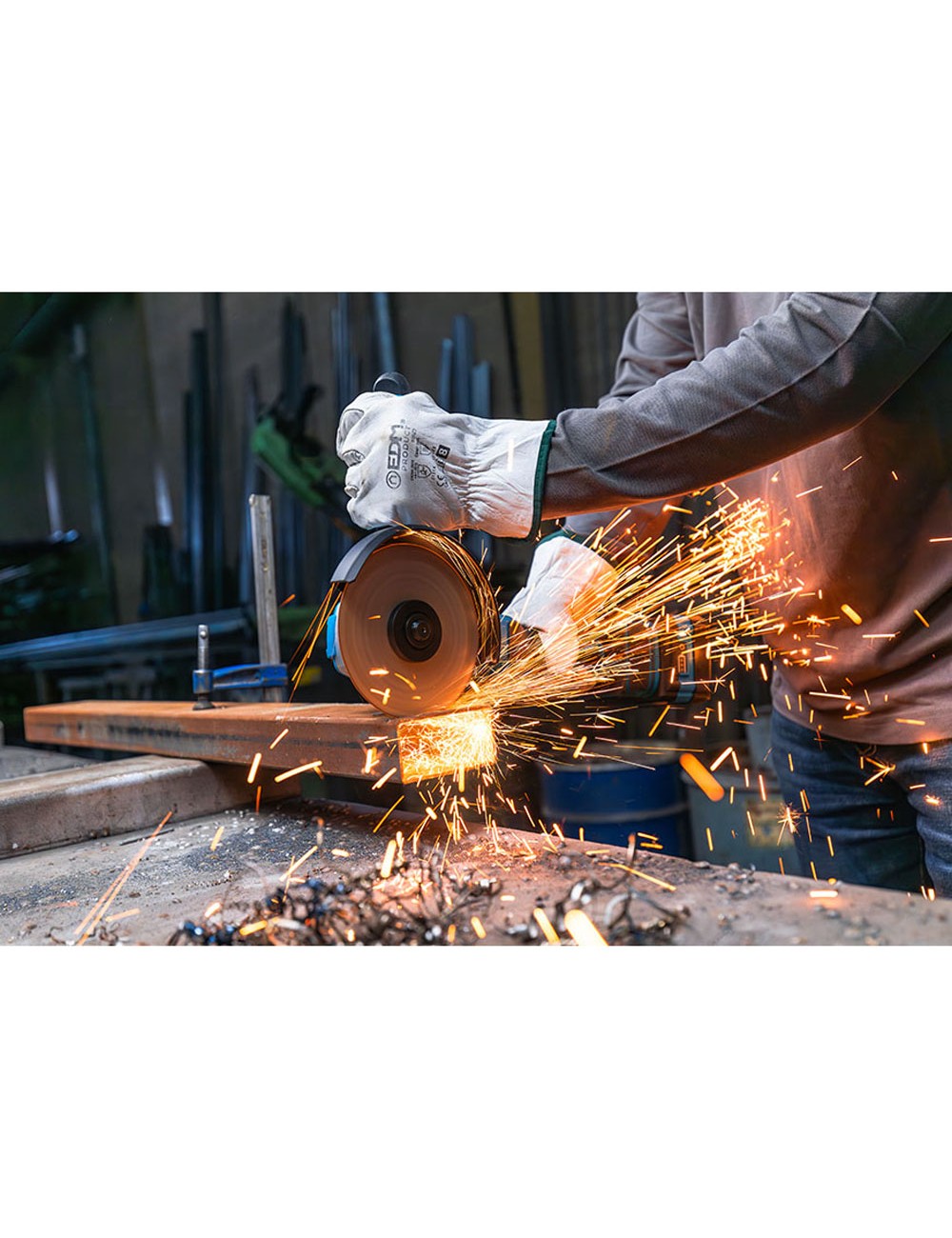 Amoladora brushless 20v (sin batería ni cargador) ø125 mm 37,5 x 12 cm