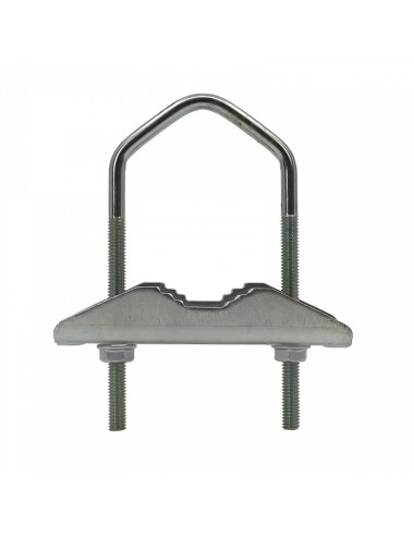 Mordaza para mastil ø25mm a 45mm zinc+rpr televes