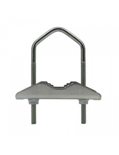 Mordaza para mastil ø25mm a 45mm zinc+rpr televes