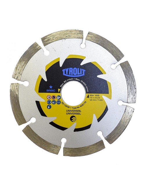 Disco diamantado c3 ø115 x 1,8 x 22,23 mm