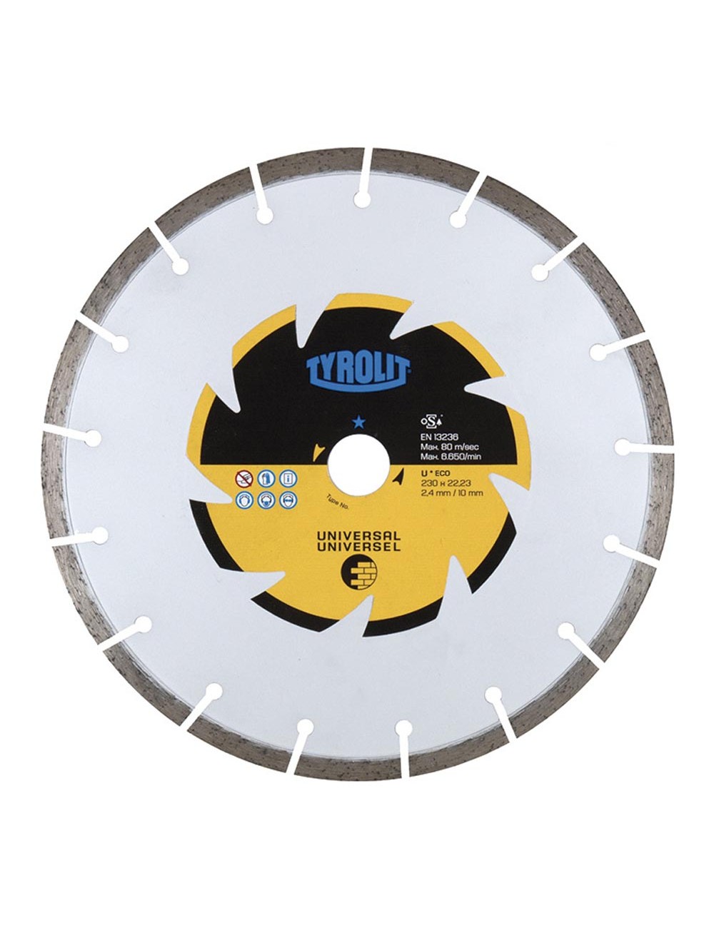 Disco diamantado c3 ø230 x 2,4 x 22,23 mm