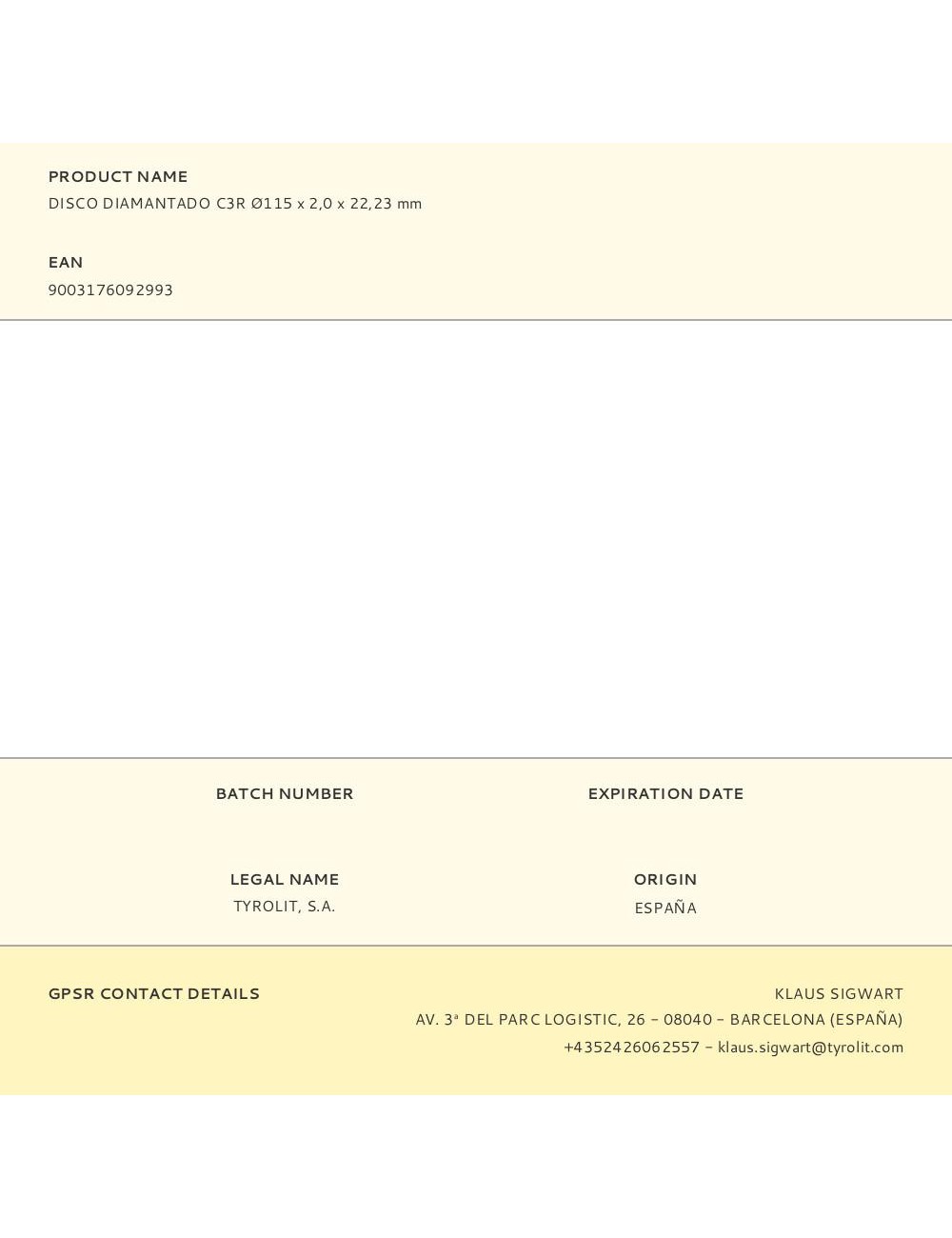 Disco diamantado c3r ø115 x 2,0 x 22,23 mm