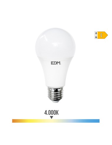 Bombilla standard led e27 24 w 2700 lm 4000 k luz dia ø7 x 13,6 cm